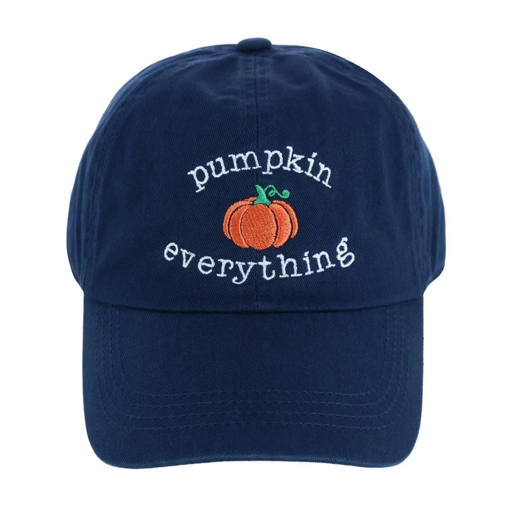David & Young Women's Pumpkin Everything Stone Washed Baseball Cap 2