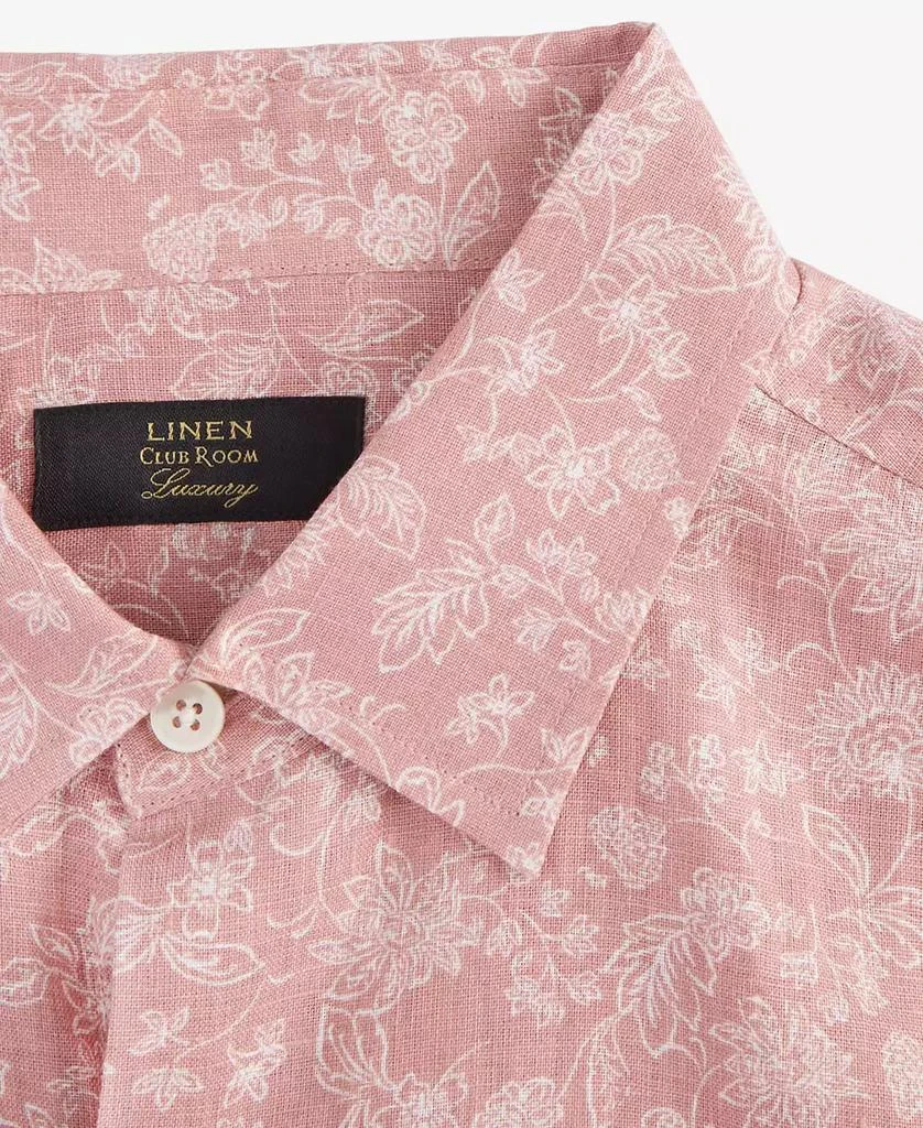 Club Room Men's Linen Floral Shirt, Exclusively at Macy's 5