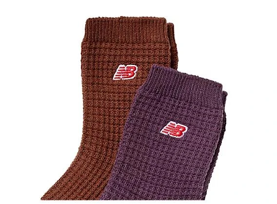 New Balance Waffle Knit Ankle Socks 2 Pack 3