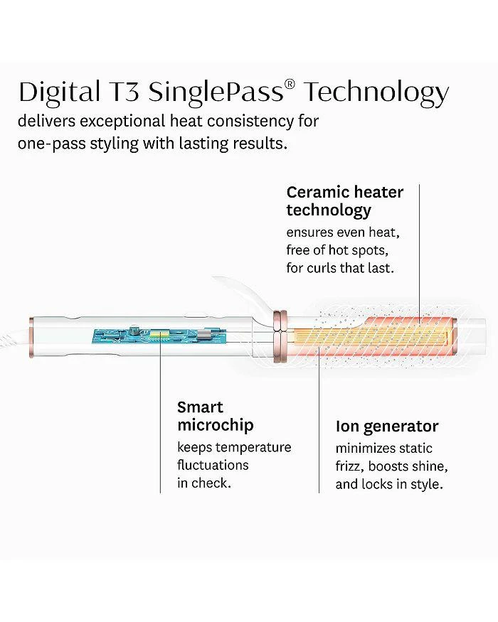 T3 CurlWrap 1.25" Automatic Rotating Curling Iron with Long Barrel 7
