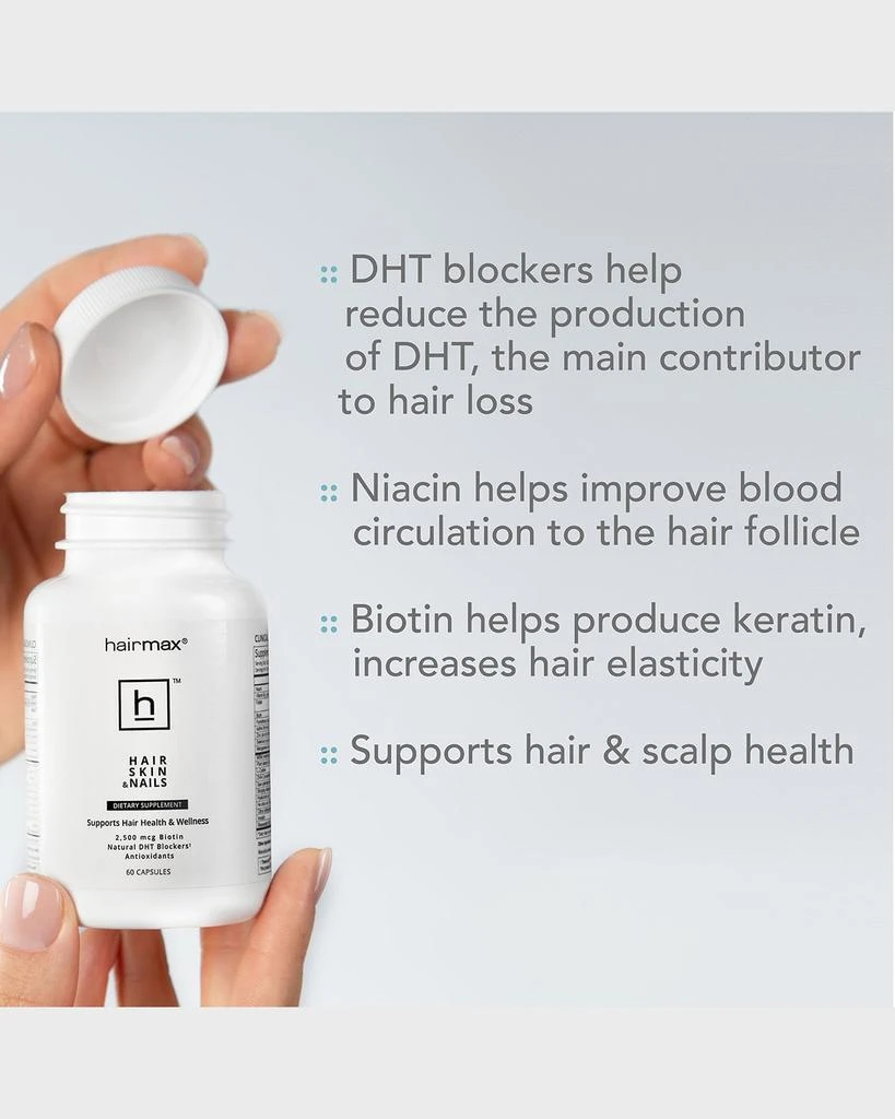 HairMax Dietary Supplements, 60 Capsules 2