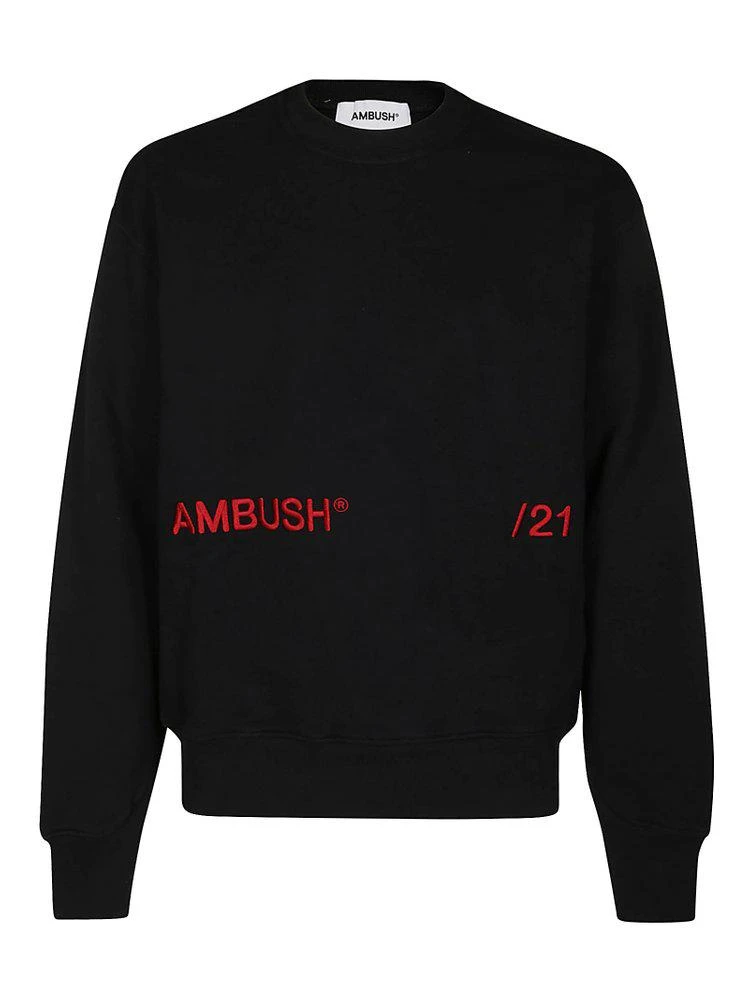Ambush Ambush Logo Embroidered Crewneck Sweatshirt 1