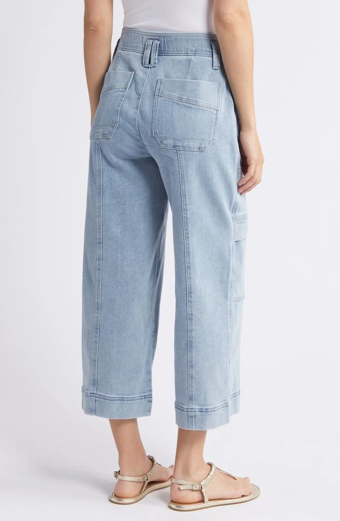 Wit & Wisdom 'Ab'Solution Skyrise Patch Pocket Crop Wide Leg Jeans 2