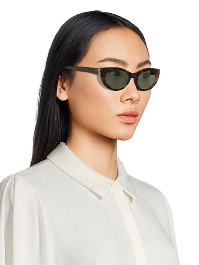Saint Laurent Monogram Hinge 54MM Rectangular Sunglasses AUTHENTIC Saint Laurent Monogram Hinge 54MM Rectangular Sunglasses  main image 2