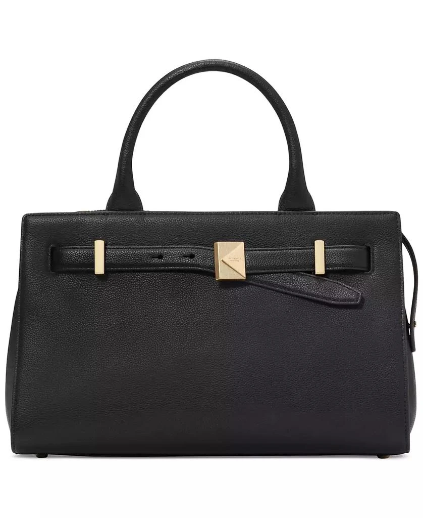Kate Spade Deco Pebbled Leather and Suede Medium Satchel 1