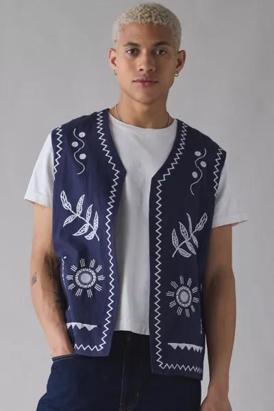 Native Youth Native Youth Mayard Linen-Blend Vest