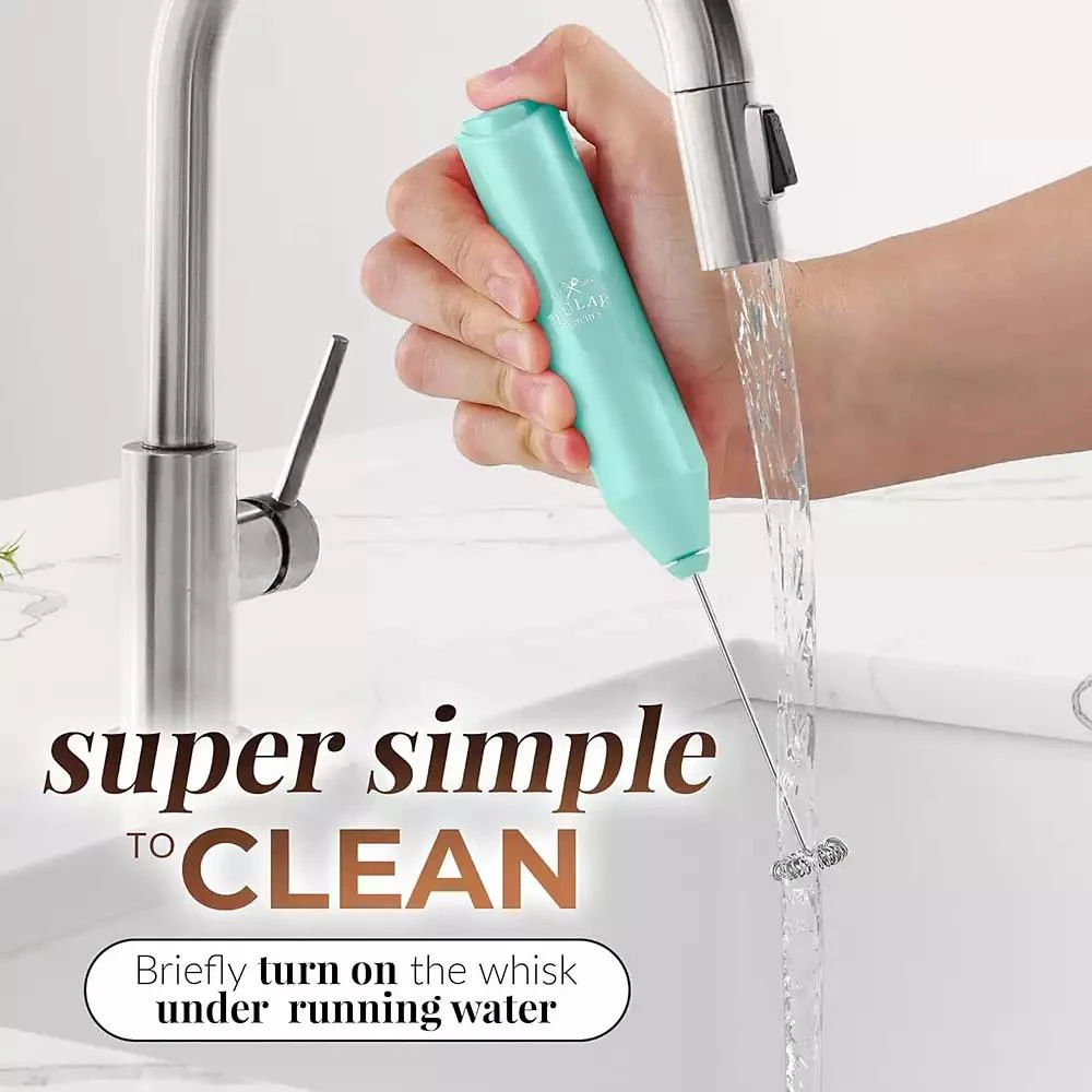 Zulay Kitchen Powerful Handheld Mini FrothMate Milk Frother Stainless Steel - No Stand 3