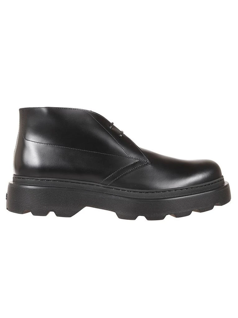 Tod's Leather Shoes With Sole And Lace-Up Closure 1