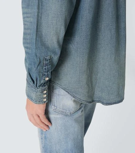RRL Slim-fit denim shirt 6