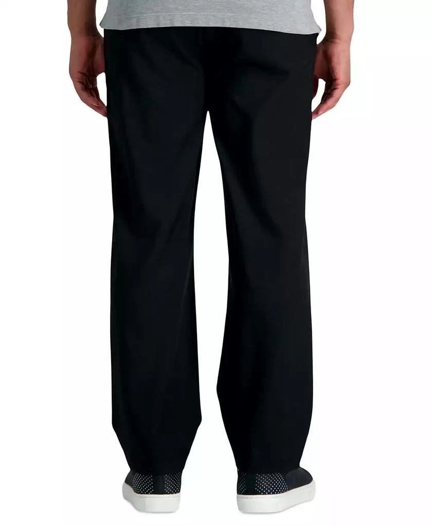 Haggar Men's Premium Comfort Stretch Classic-Fit Solid Flat Front Dress Pants 3