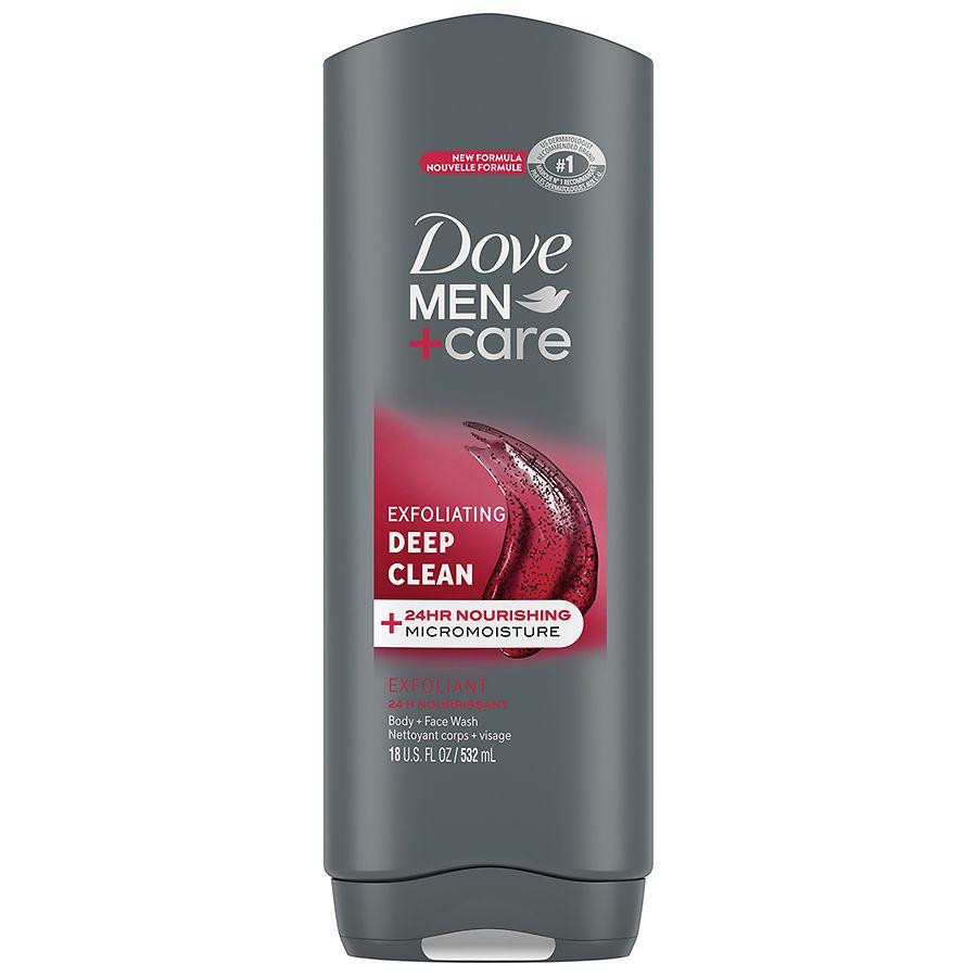 Dove Body and Face Wash Exfoliating Deep Clean
