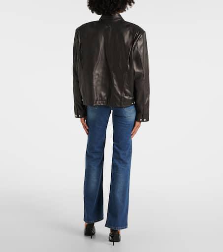 Shop Oversized leather jacket on Sale at BeyondStyle – Get