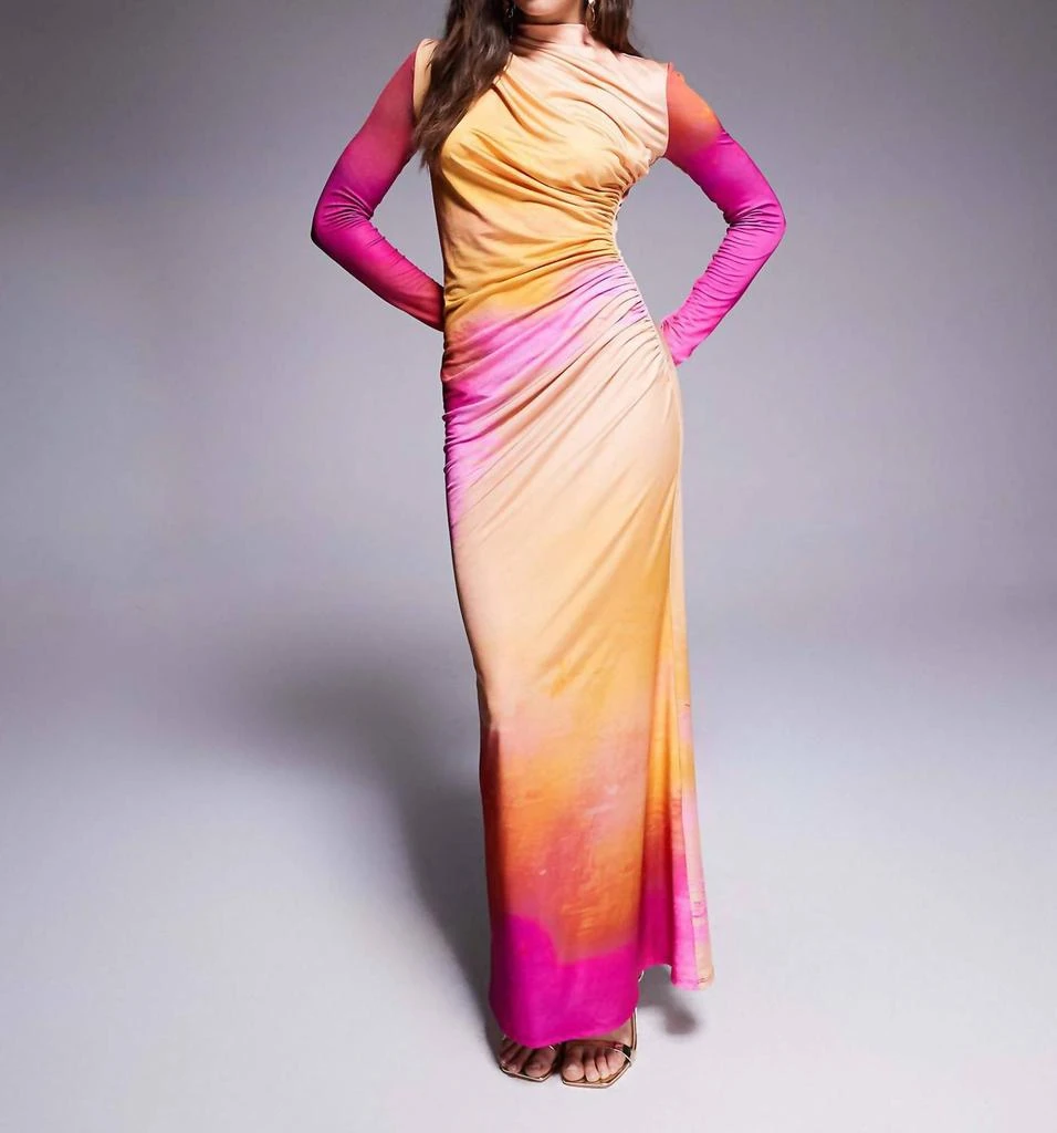 daska maxi dress Daska - Ruffle Maxi Dress - Women - Polyester - 8-10 US