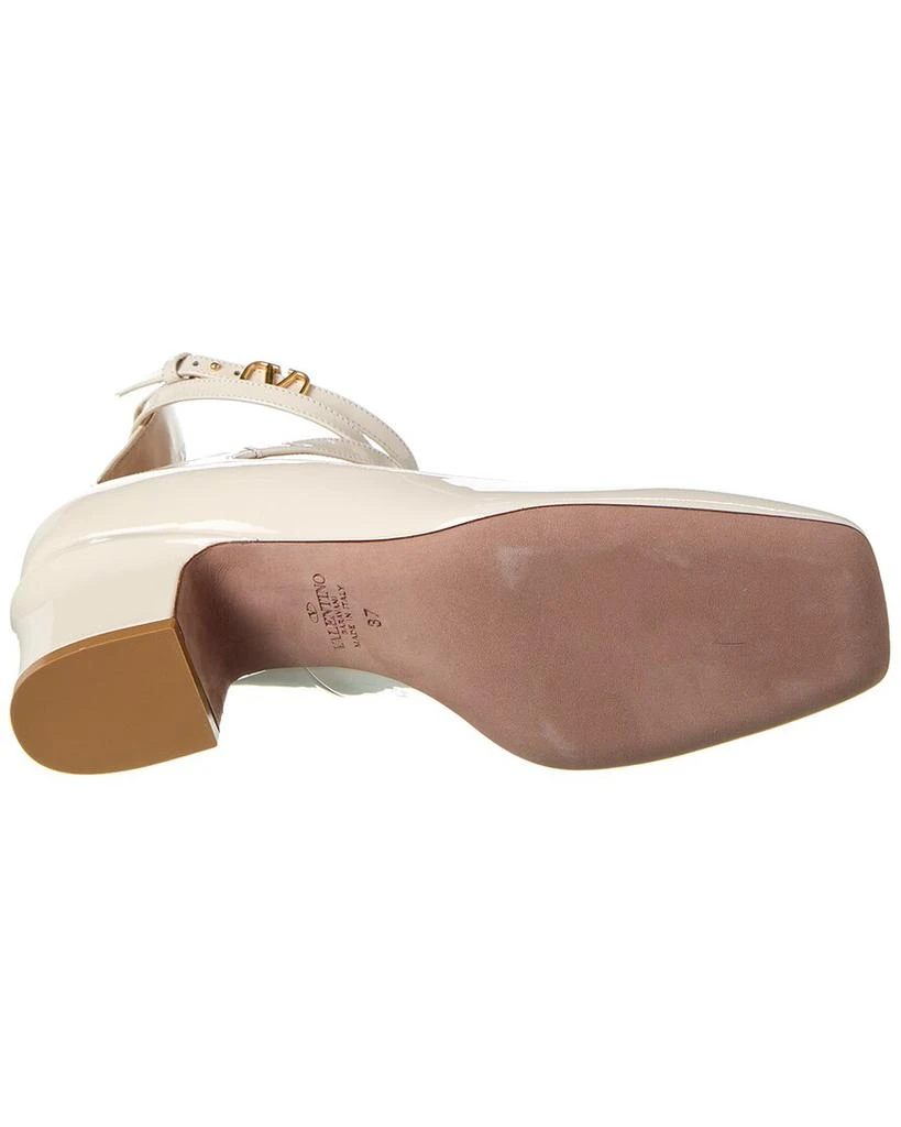 Valentino VLogo Tan-Go 60 Patent Pump 4