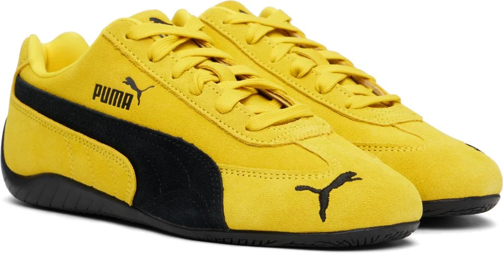 Puma Yellow & Black Speedcat OG Sneakers 4