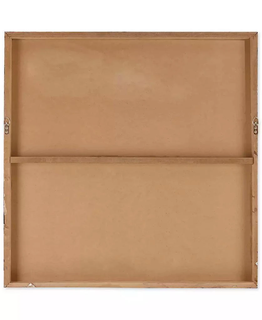 Madison Park Signature Sunburst Silver-Tone Resin Dimensional Box Wall Art 2