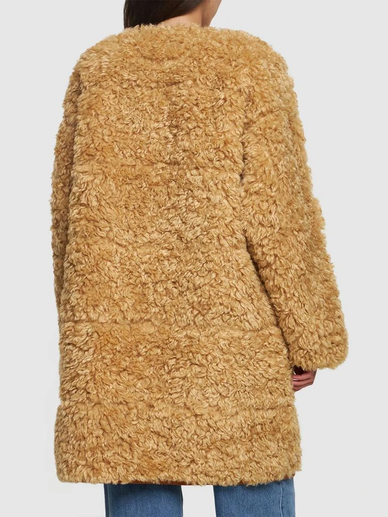 STAND STUDIO Paola Faux Shearling Coat 2
