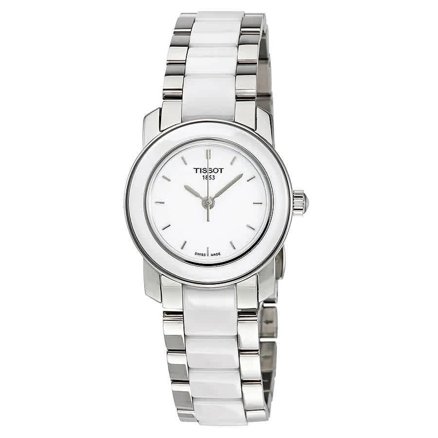 Tissot Tissot T-Trend White Ceramic Ladies Watch T0642102201100 1