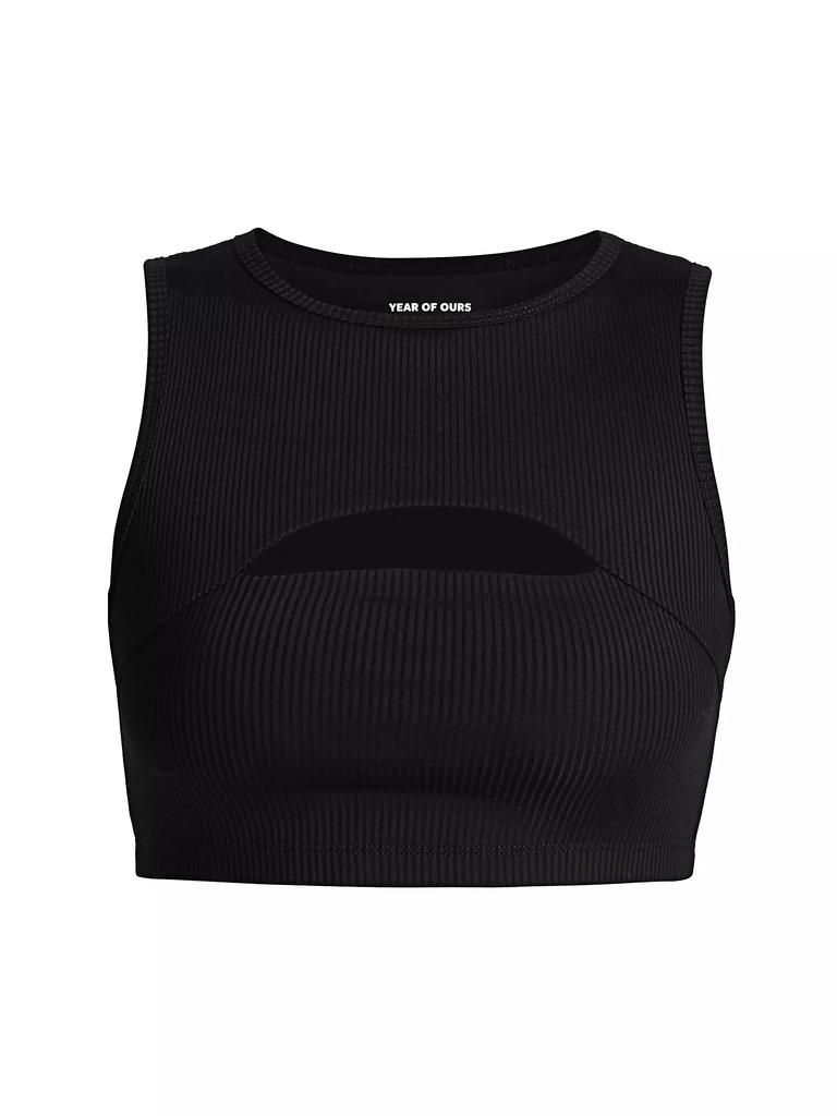 Year of Ours Ribbed Cutout Sports Bra