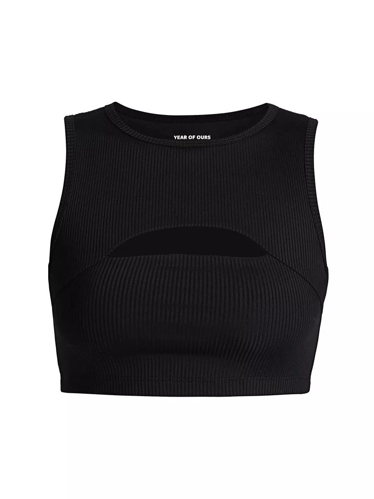 Year of Ours Ribbed Cutout Sports Bra 1