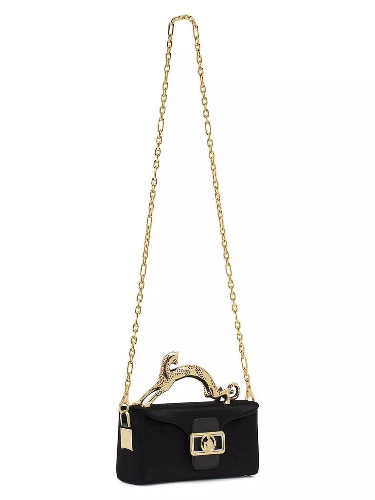 Lanvin Nano Pencil Cat Top Handle Bag in Velvet 4