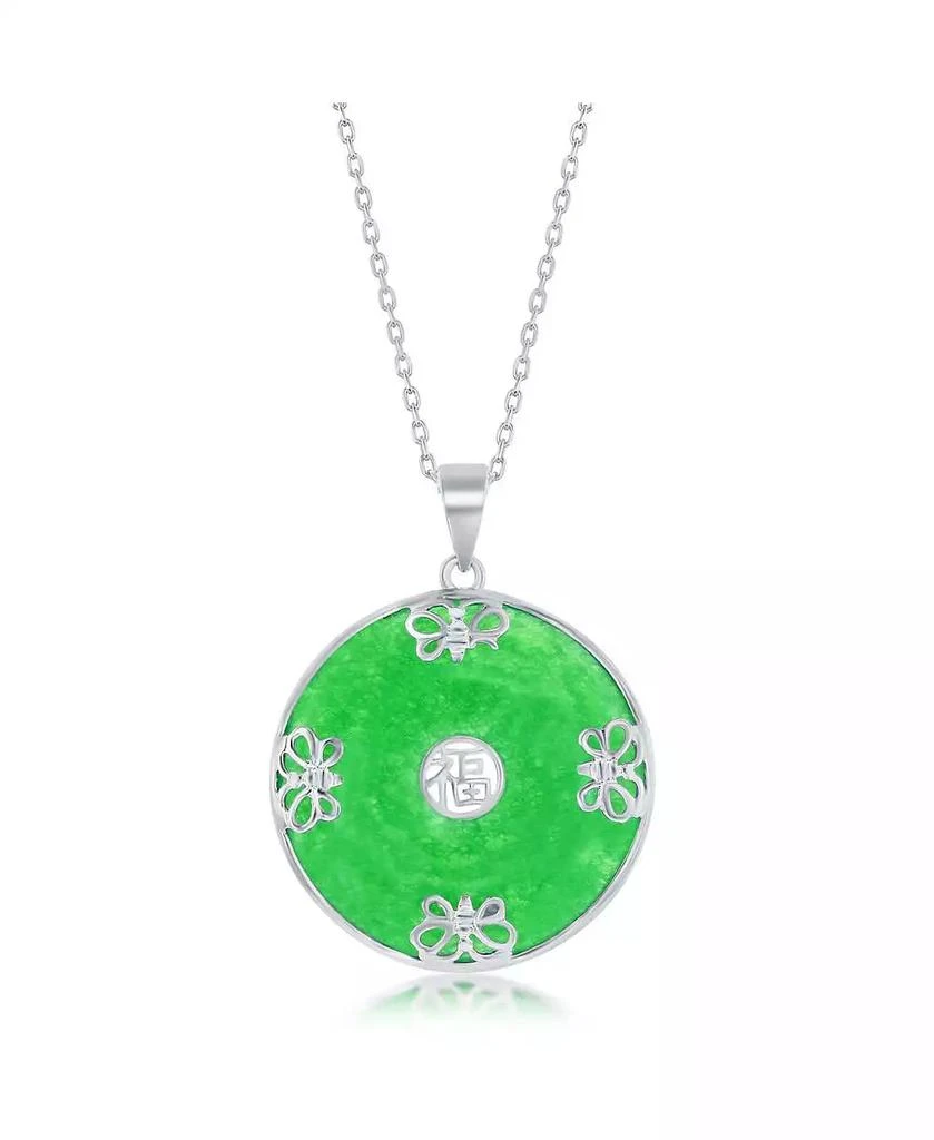 Caribbean Treasures Sterling Silver Round w/Small Butterfly
Good Luck
Jade Necklace
