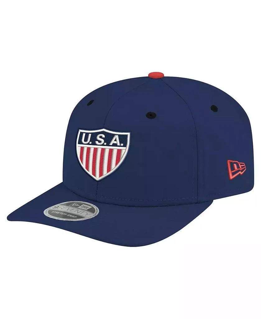 New Era Men's Navy USMNT 1950 Retro 9SEVENTY Stretch-Snap Hat 1