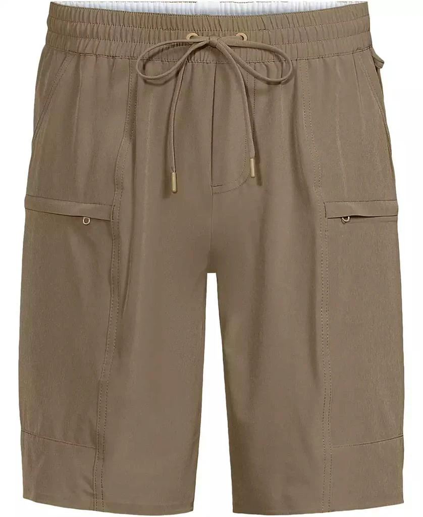 Lands' End Big & Tall 9 Inch Packable Cargo Swim Shorts 3