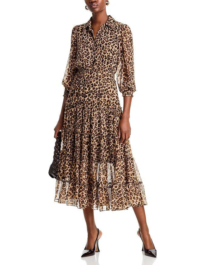 Tahari Tiered Midi Dress 3