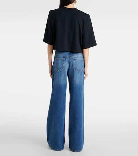 Isabel Marant Zaely cropped cotton jersey T-shirt 3