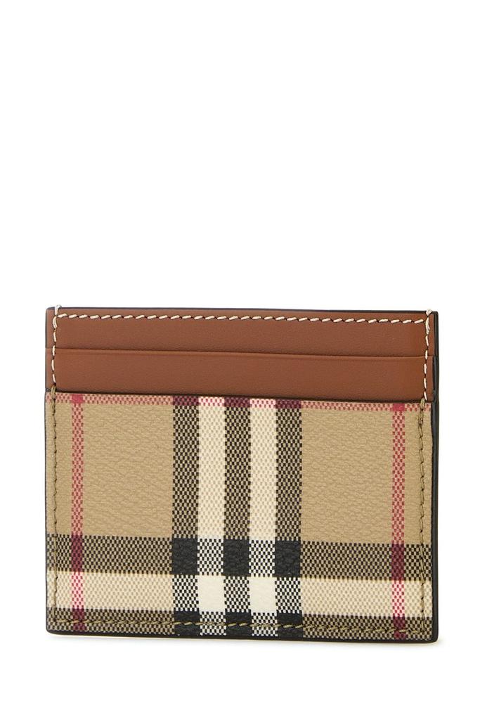 Burberry Printed canvas card holder