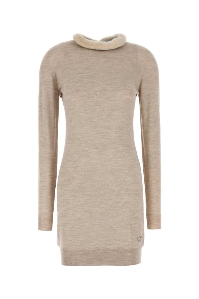 【関税&送料込】Fendi Cappuccino Wool Blend Mini Dress Fendi Cappuccino wool blend mini dress - Dresses & Skirts