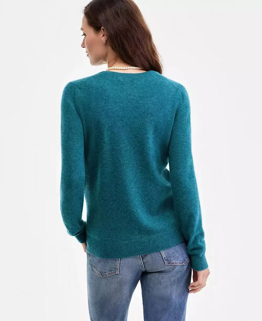 Charter Club 100% Cashmere Women's Long-Sleeve Crewneck Sweater, Created for Macy's 2