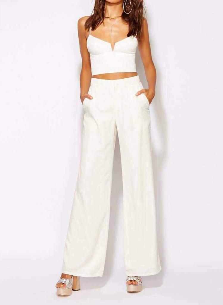 Blue Life Trent Wide Leg Pant In Pristine