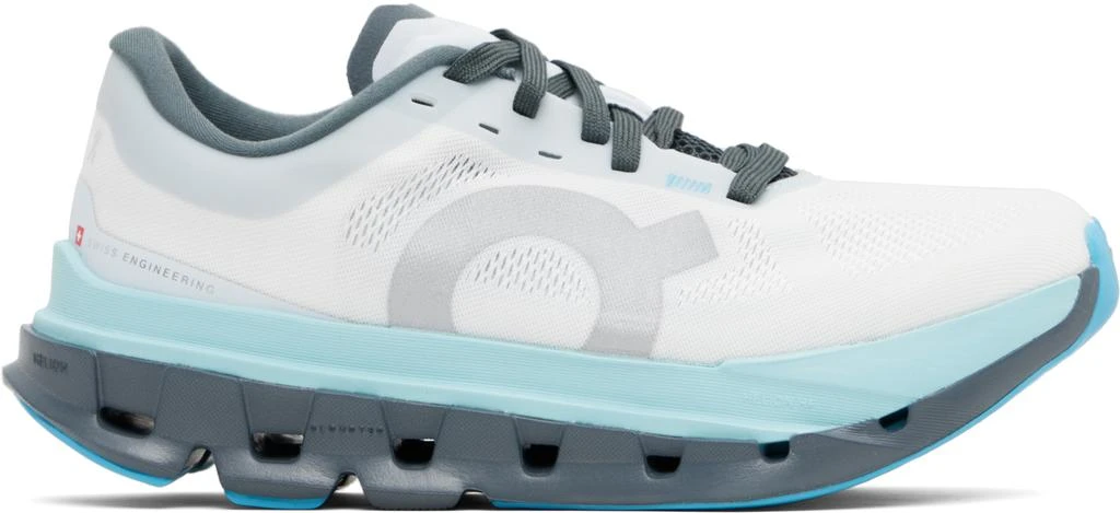 On Blue & Gray Cloudflow 5 Sneakers
