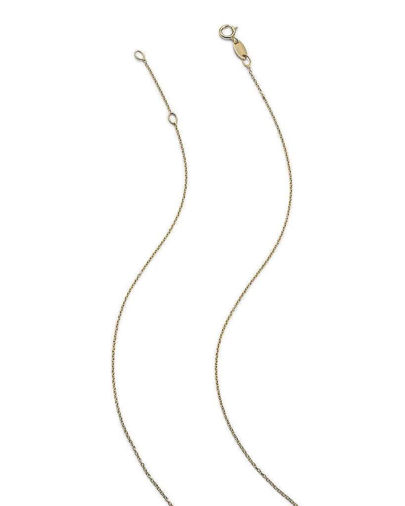 Bloomingdale's Open Heart Pendant Necklace in 14K Yellow Gold, 18" 3