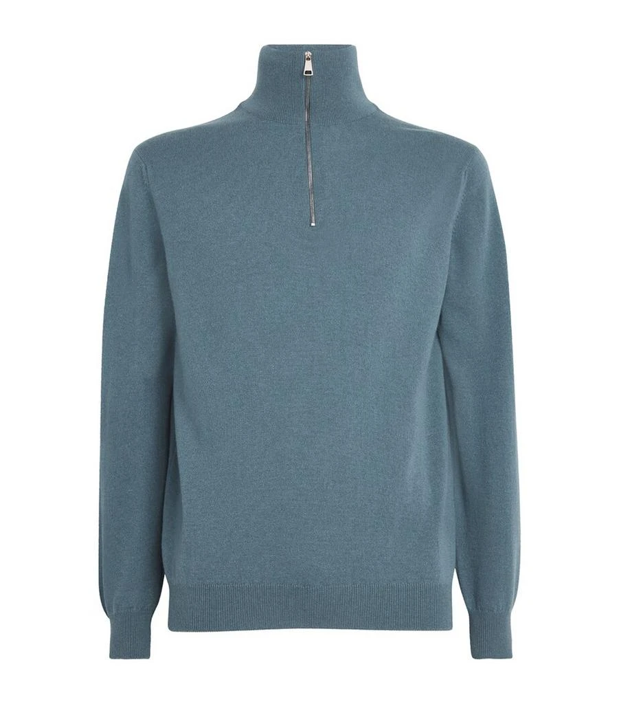 CO Cashmere Quarter-Zip Sweater 1