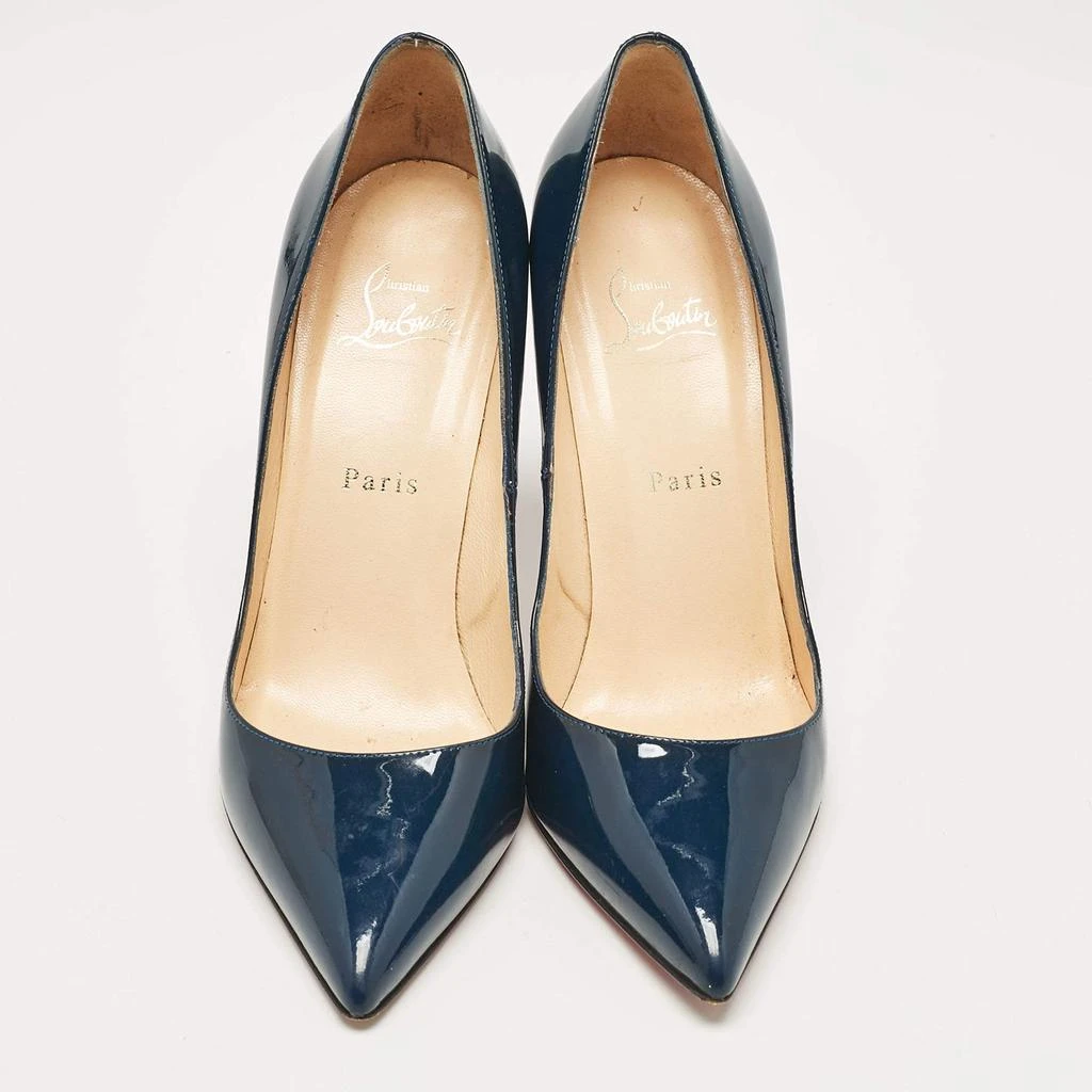 Christian Louboutin Christian Louboutin Navy Blue Patent Leather Pigalle Pumps Size 39.5 3