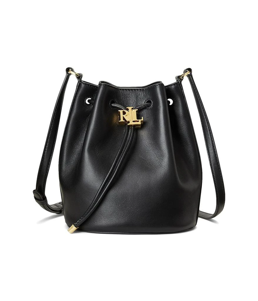 LAUREN Ralph Lauren Leather Medium Andie Drawstring Bag 1