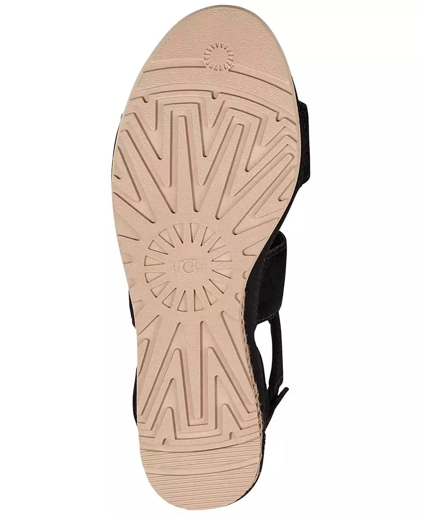 UGG Women's Ileana Ankle-Strap Espadrille Platform Wedge Sandals 5