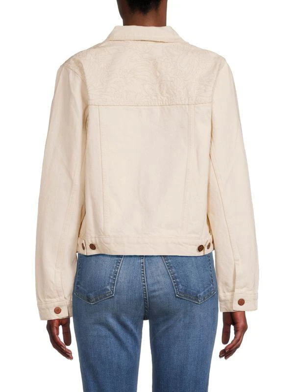 Marine Layer Embroidered Denim Jacket 2