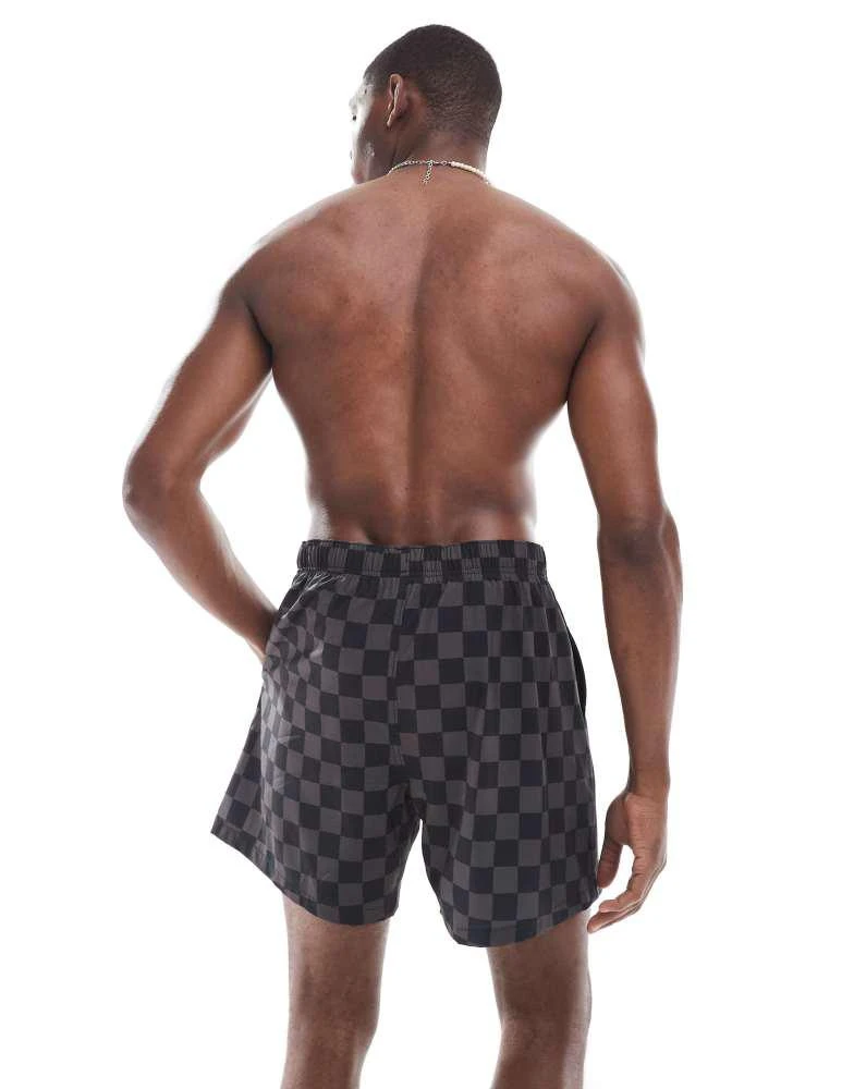 HOLLISTER Hollister swim shorts in black check 4