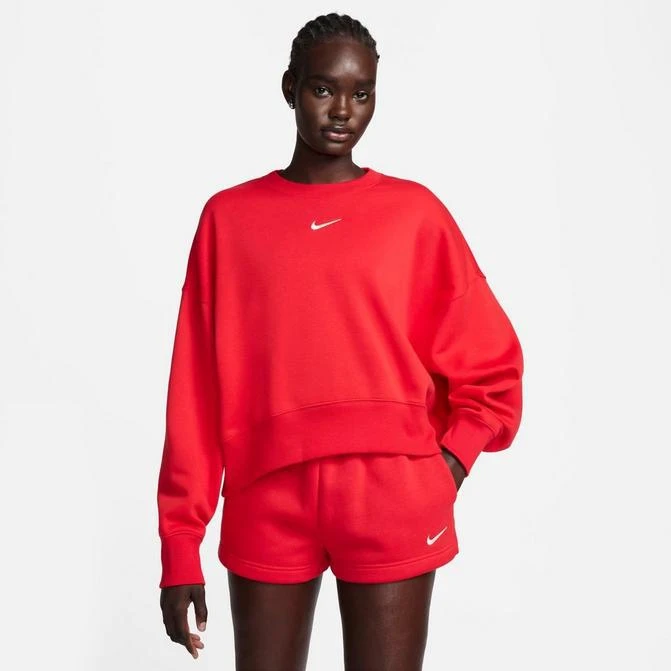 NIKE Women's Nike Sportswear Phoenix Fleece Oversized Crewneck Sweatshirt 1