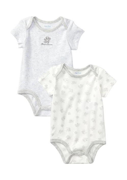 Ralph Lauren Baby Bear-Print Cotton Bodysuit 2-Pack