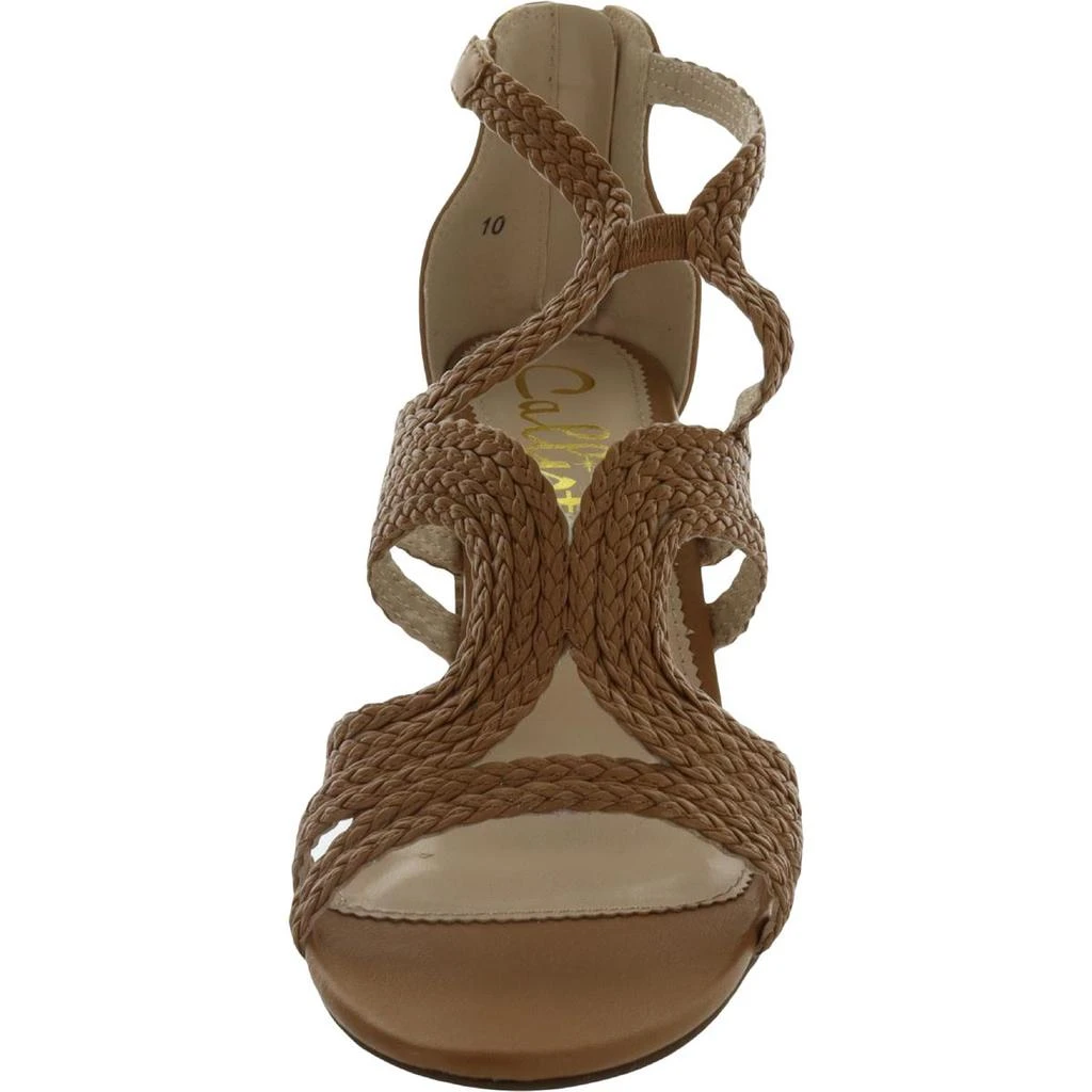 Callisto of California Shindig Womens Braided Strappy Heel Sandals 3