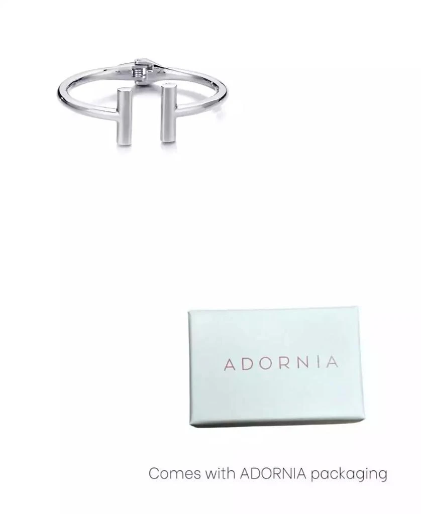ADORNIA Metal-tone Bar Cuff Bracelet 2