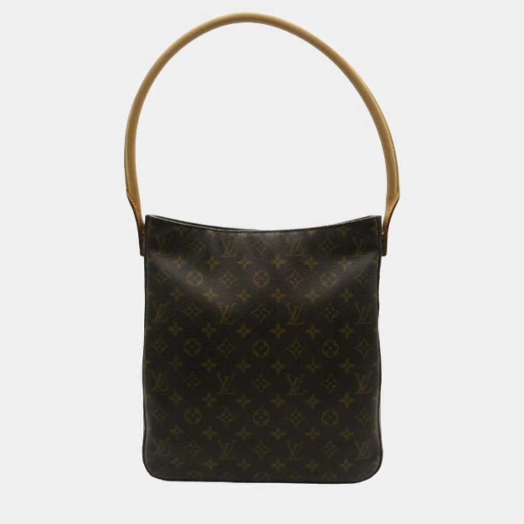 Louis Vuitton Louis Vuitton Brown Canvas Monogram Looping GM Crossbody Bag 1