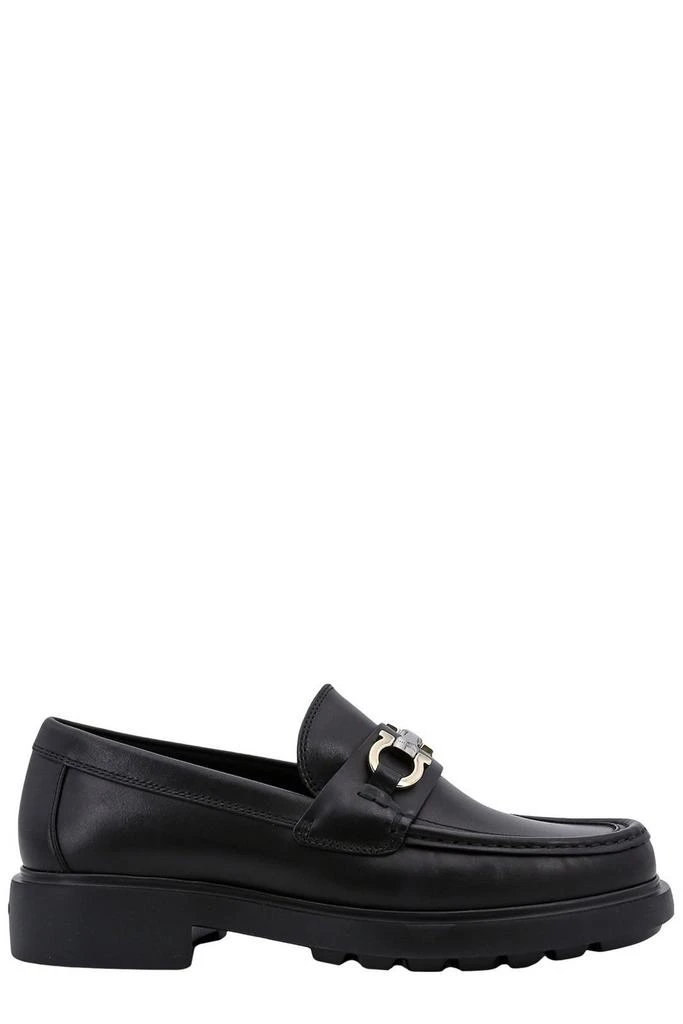 Salvatore Ferragamo Ferragamo Gancini-Plaque Slip-On Loafers 1