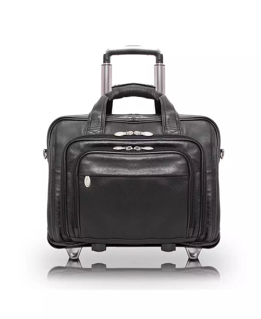 McKlein Gold Coast, 17" Patented Detachable -Wheeled Laptop Briefcase 9