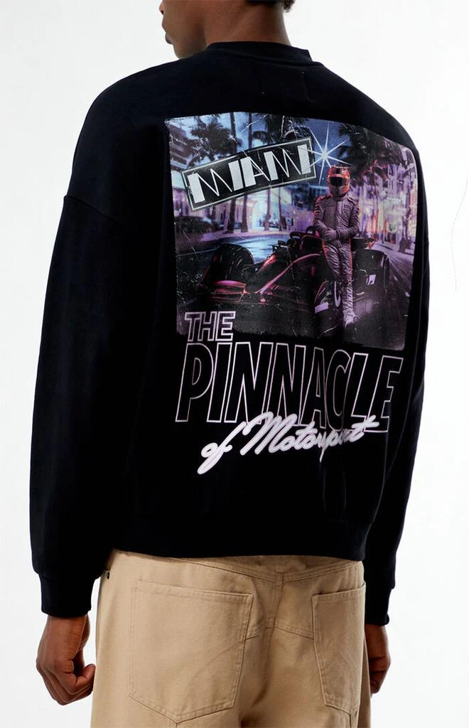Formula 1 x PacSun Miami Black Crew Neck Sweatshirt 3